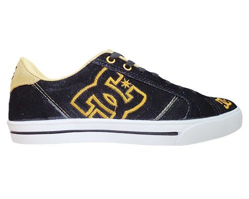 Tênis DC Preto e Amarelo